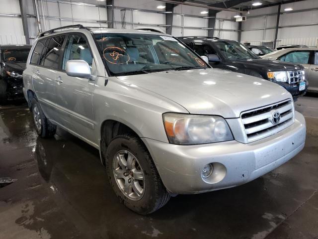 TOYOTA HIGHLANDER 2007 with VIN JTEEP21AX70189721 - Photo from auction