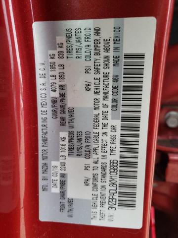 Photo 10 from auction – 2019 MAZDA 3 PREFERRE with VIN 3MZBPADL8KM109866