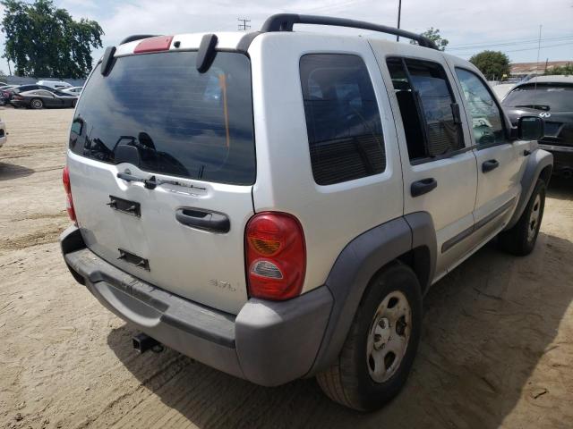 Photo 4 from auction – 2004 JEEP LIBERTY SP with VIN 1J4GK48K74W285489