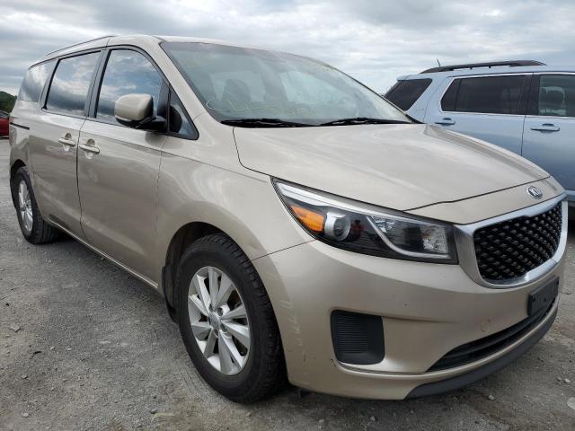 KIA SEDONA LX 2016 with VIN KNDMB5C12G6199895 - Photo from auction