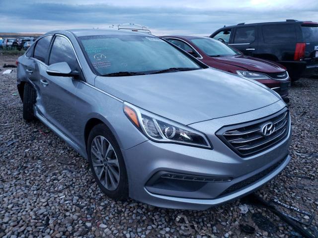 HYUNDAI SONATA 2016 with VIN 5NPE34AF9GH277461 - Photo from auction