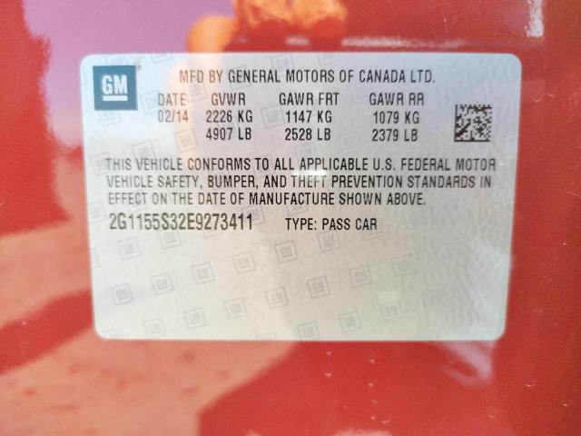 Photo 10 from auction – 2014 CHEVROLET IMPALA LTZ with VIN 2G1155S32E9273411