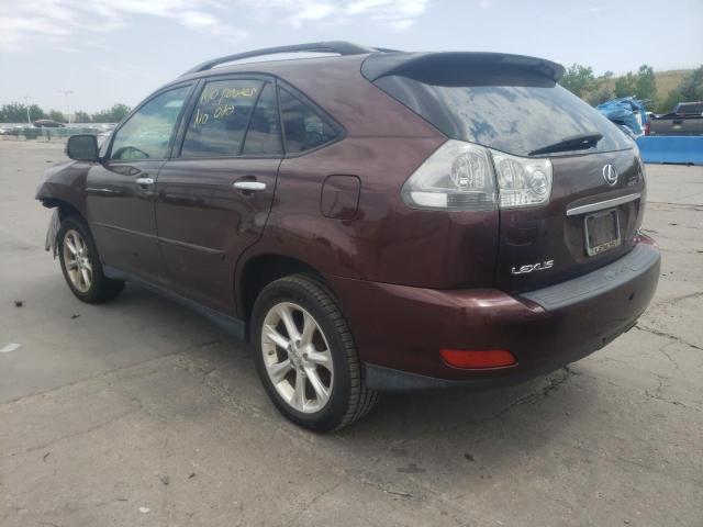Photo 3 from auction – 2009 LEXUS RX 350 with VIN JTJHK31UX92855576