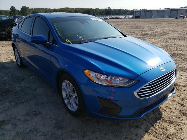 FORD FUSION SE 2020 with VIN 3FA6P0HD6LR160827 - Photo from auction