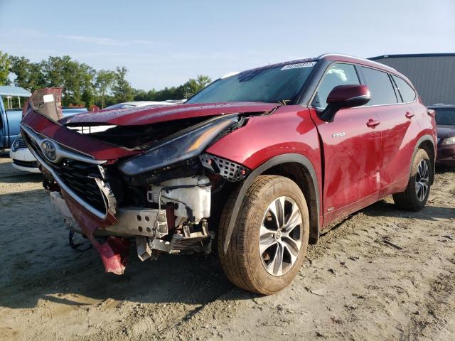 Photo 2 from auction – 2021 TOYOTA HIGHLANDER with VIN 5TDHBRCH4MS036991