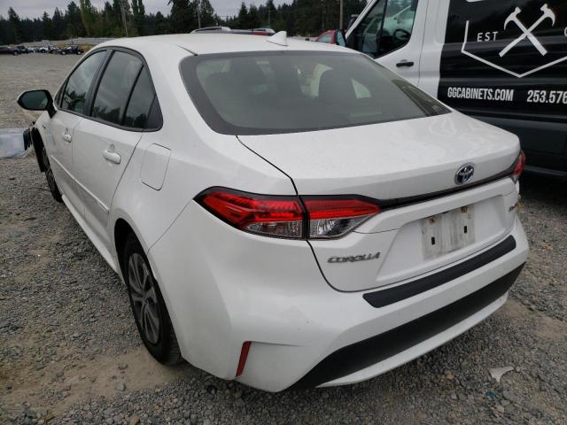Photo 3 from auction – 2020 TOYOTA COROLLA LE with VIN JTDEBRBE8LJ028320