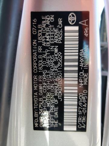 Photo 10 from auction – 2016 TOYOTA PRIUS C with VIN JTDKDTB35G1135629