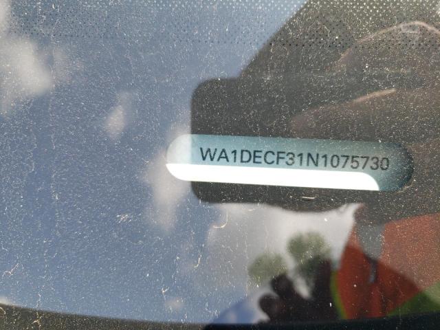 Photo 10 from auction – 2022 AUDI Q3 PREMIUM with VIN WA1DECF31N1075730