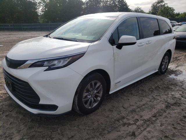 Photo 2 from auction – 2021 TOYOTA SIENNA LE with VIN 5TDKRKEC8MS044795