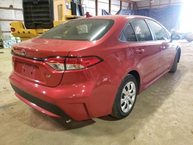 Photo 4 from auction – 2021 TOYOTA COROLLA LE with VIN 5YFEPMAE4MP212267