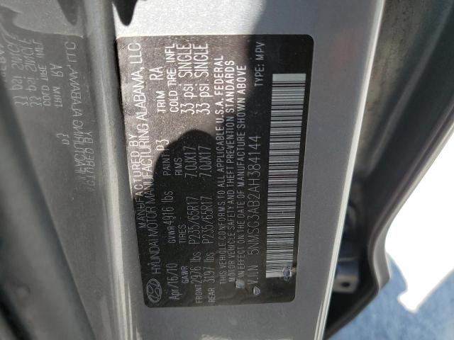Photo 10 from auction – 2010 HYUNDAI SANTA FE G with VIN 5NMSG3AB2AH384144