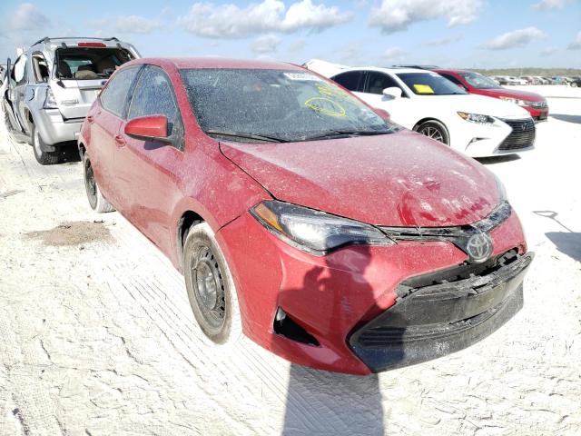 TOYOTA COROLLA L 2018 with VIN 5YFBURHE9JP792335 - Photo from auction