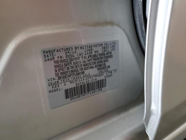 Photo 10 from auction – 2015 NISSAN SENTRA S with VIN 3N1AB7AP7FL684188