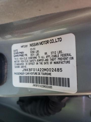 Photo 10 from auction – 2002 INFINITI Q45 with VIN JNKBF01A22M002485