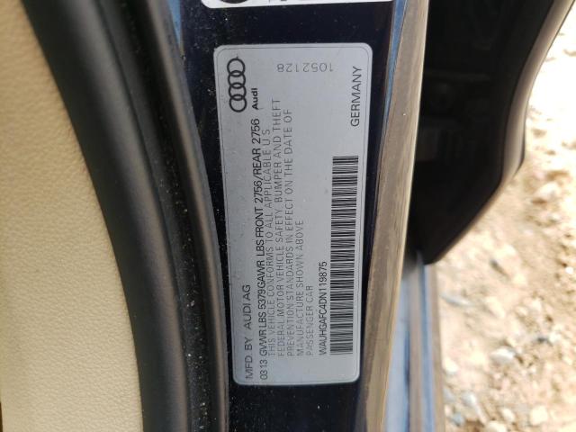 Photo 10 from auction – 2013 AUDI A6 PRESTIG with VIN WAUHGAFC4DN119875