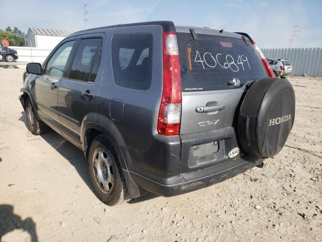 Photo 3 from auction – 2006 HONDA CR-V LX with VIN SHSRD78596U406849