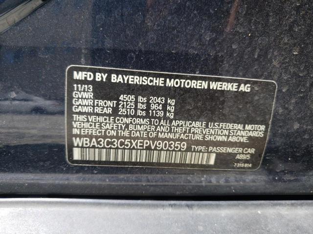 Photo 10 from auction – 2014 BMW 320 I XDRI with VIN WBA3C3C5XEPV90359
