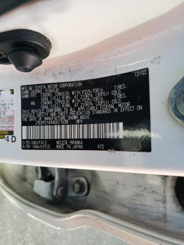 Фото 10 с аукциона – 2004 TOYOTA HIGHLANDER с VIN JTEDP21A940017638