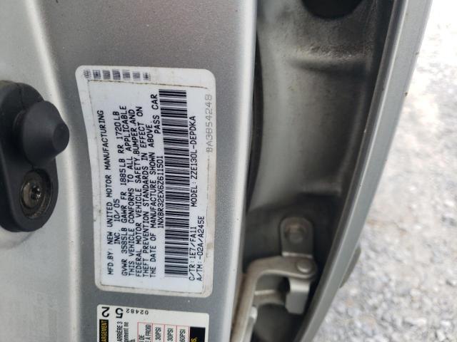 Photo 10 from auction – 2006 TOYOTA COROLLA CE with VIN 1NXBR32EX6Z611501