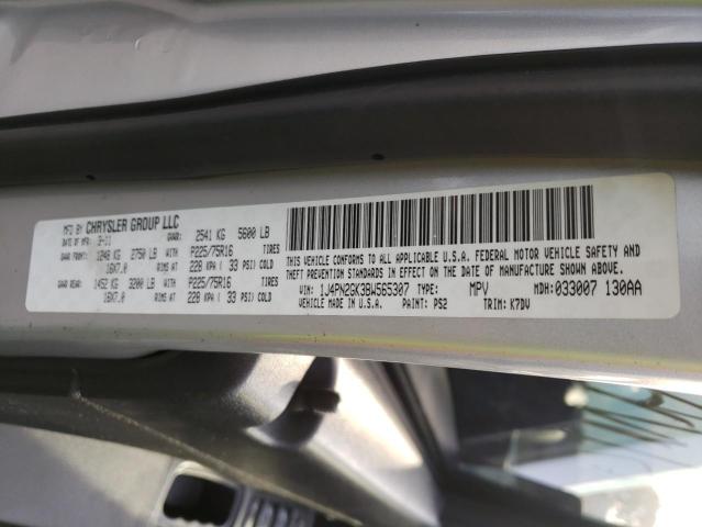 Photo 10 from auction – 2011 JEEP LIBERTY SP with VIN 1J4PN2GK3BW565307