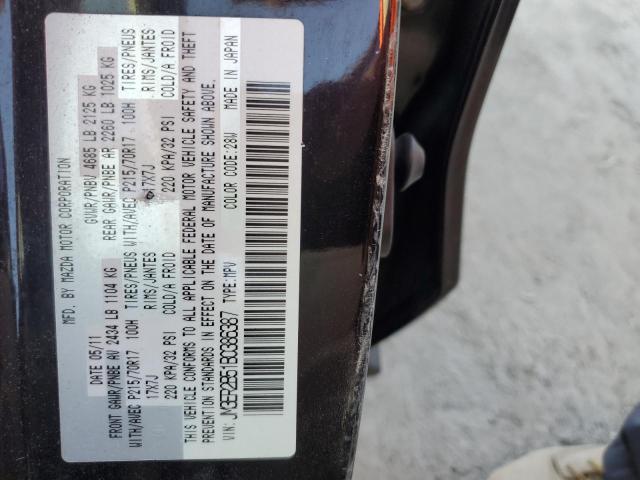 Photo 10 from auction – 2011 MAZDA CX-7 with VIN JM3ER2B51B0386387