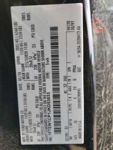Photo 10 from auction – 2018 FORD F150 SUPER with VIN 1FTEW1CP1JKD53033