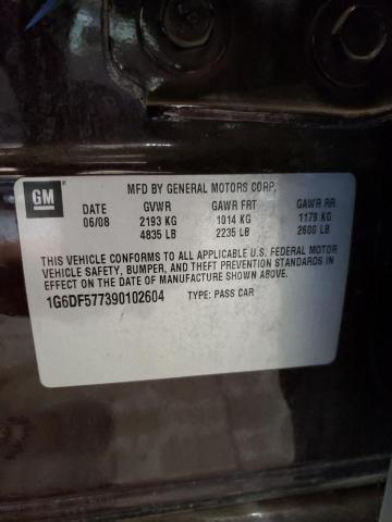 Photo 10 from auction – 2009 CADILLAC CTS with VIN 1G6DF577390102604