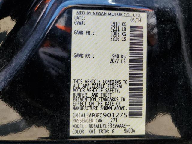 Photo 10 from auction – 2014 NISSAN ALTIMA 2.5 with VIN 1N4AL3AP0EC901275