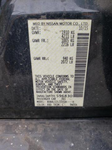 Photo 10 from auction – 2015 NISSAN ALTIMA 2.5 with VIN 1N4AL3AP7FC596830