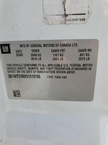 Photo 10 from auction – 2009 CHEVROLET IMPALA 1LT with VIN 2G1WT57KX91310186