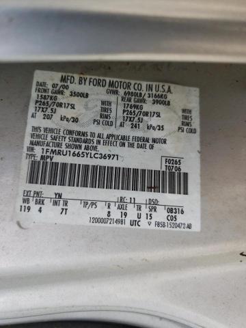 Photo 10 from auction – 2000 FORD EXPEDITION with VIN 1FMRU1665YLC36971