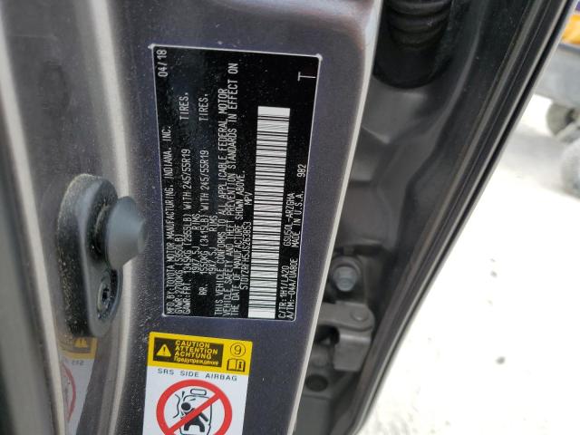 Photo 10 from auction – 2018 TOYOTA HIGHLANDER with VIN 5TDYZRFH5JS263853
