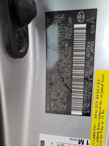 Photo 10 from auction – 2010 TOYOTA COROLLA BA with VIN JTDBU4EE0AJ075656