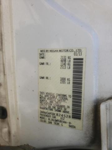 Photo 10 from auction – 2013 NISSAN MAXIMA S with VIN 1N4AA5AP1DC824528