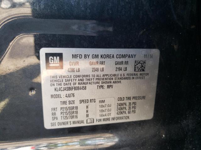 Photo 10 from auction – 2015 BUICK ENCORE with VIN KL4CJASB6FB084458