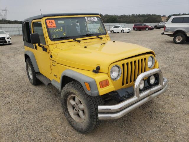 JEEP WRANGLER / 2000 with VIN 1J4FA49S0YP757318 - Photo from auction
