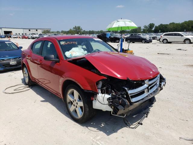 DODGE AVENGER SE 2013 with VIN 1C3CDZAB7DN565221 - Photo from auction