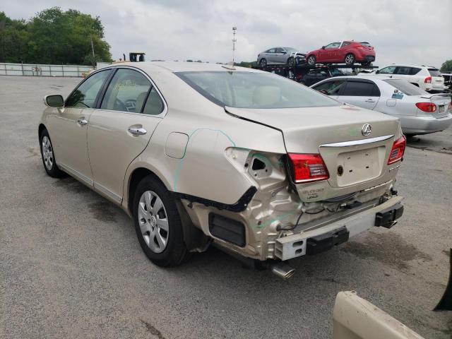 Photo 3 from auction – 2011 LEXUS ES 350 with VIN JTHBK1EG6B2442768
