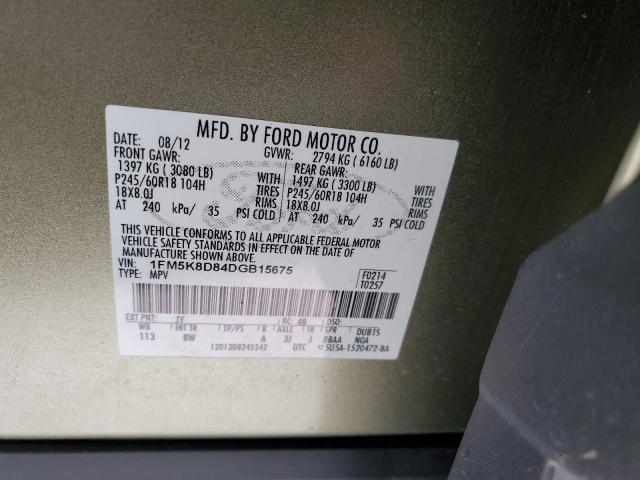 Photo 10 from auction – 2013 FORD EXPLORER X with VIN 1FM5K8D84DGB15675