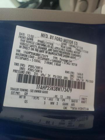 Photo 10 from auction – 2008 FORD FOCUS SE with VIN 1FAHP35N38W173479