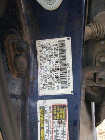 Photo 10 from auction – 2006 HONDA CIVIC EX with VIN JHMFA16816S004306