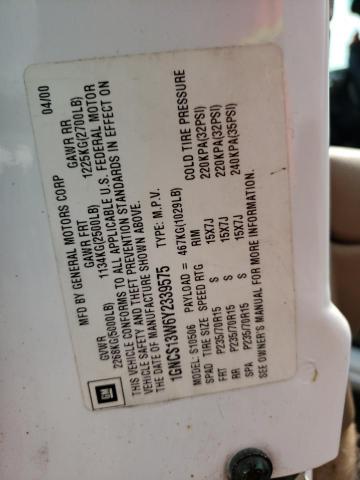 Zdjęcie 10 z aukcji – 2000 CHEVROLET BLAZER z VIN 1GNCS13W6Y2339575