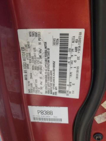 Photo 10 from auction – 2010 FORD EXPLORER E with VIN 1FMEU6EEXAUB15552