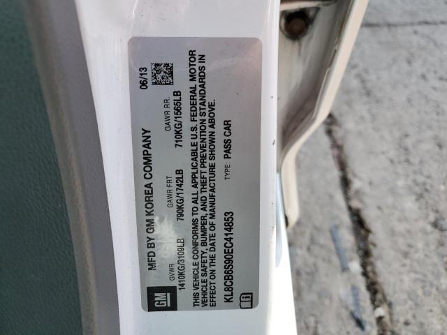 Foto 10 de la subasta – 2014 CHEVROLET SPARK LS con VIN KL8CB6S90EC414853