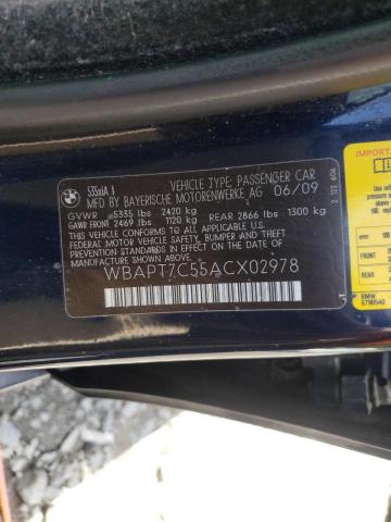 Photo 10 from auction – 2010 BMW 535 XI with VIN WBAPT7C55ACX02978