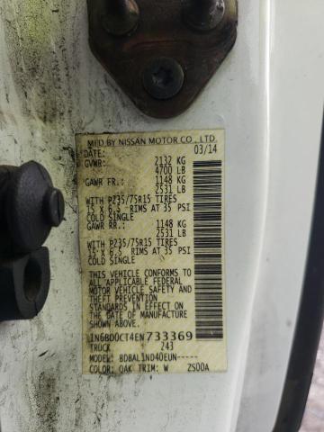 Photo 10 from auction – 2014 NISSAN FRONTIER S with VIN 1N6BD0CT4EN733369
