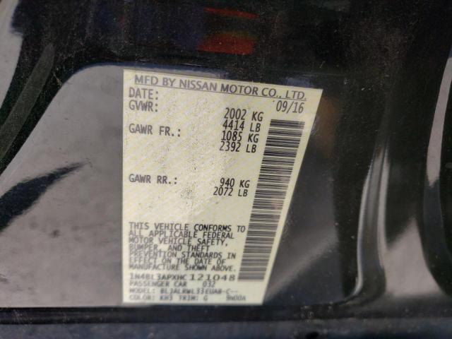 Photo 10 from auction – 2017 NISSAN ALTIMA 3.5 with VIN 1N4BL3APXHC121048