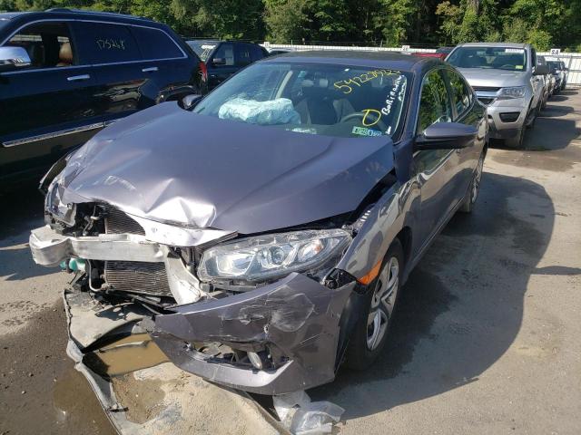 Photo 2 from auction – 2016 HONDA CIVIC LX with VIN 19XFC2F53GE079701