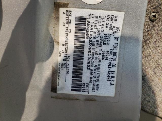 Photo 10 from auction – 1998 FORD CONTOUR BA with VIN 1FALP6539WK102852