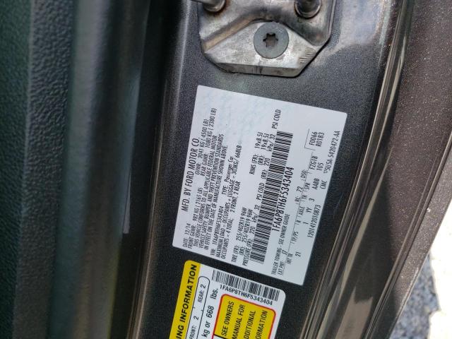Photo 10 from auction – 2015 FORD MUSTANG with VIN 1FA6P8TH6F5343404